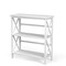 3-Tier Multi-Functional Storage Shelf Units Wooden Open Bookcase and Bookshelf